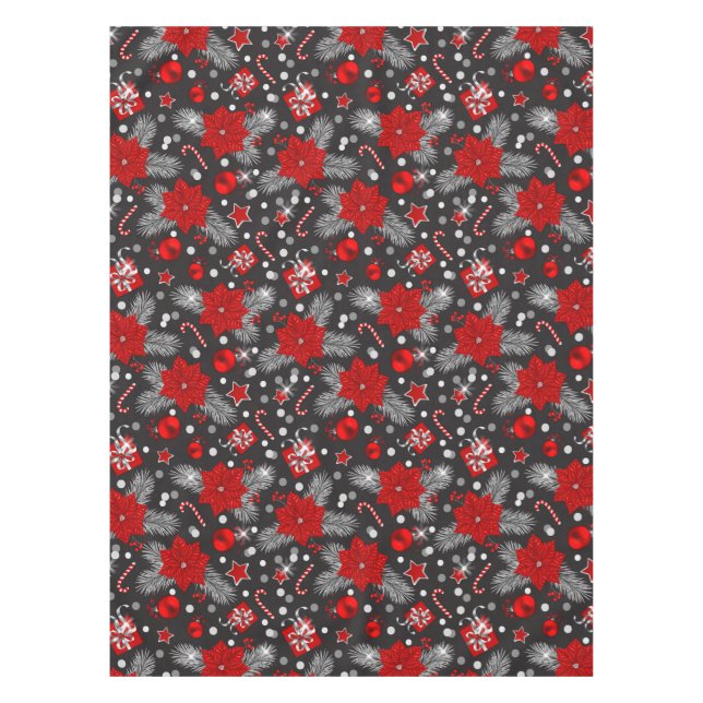 Christmas decoration pattern design tablecloth (Front)