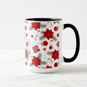 Christmas decoration pattern mug