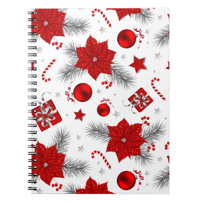 Christmas decoration pattern notebook (Front)