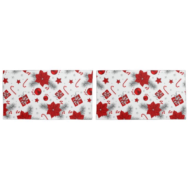 Christmas decoration pattern pillow case (Front-Set)
