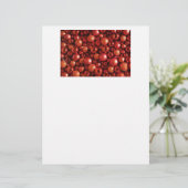 Christmas Decoration Red Baubles (Standing Front)