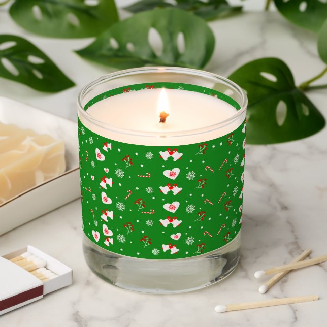 Christmas Decoration  Scented Candle (Lit)