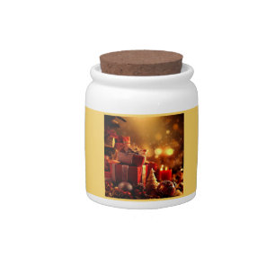 Christmas Decorations 3 Candy Jar