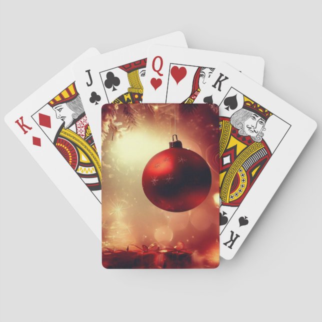 Christmas Decorations (5) Poker Cards (Back)