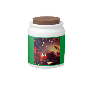 Christmas Decorations 8 Candy Jar