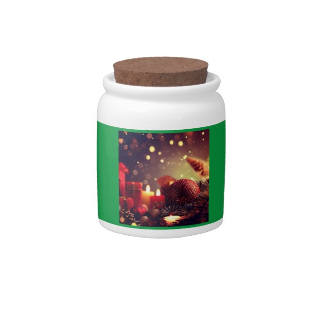 Christmas Decorations 8 Candy Jar (Front)