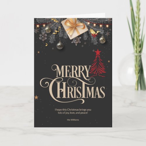Christmas Decorations Card