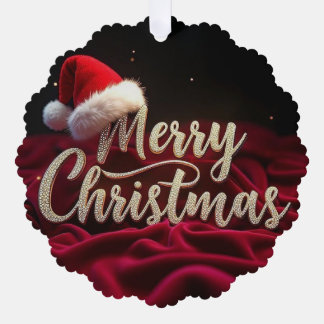 Christmas decorations ornament card