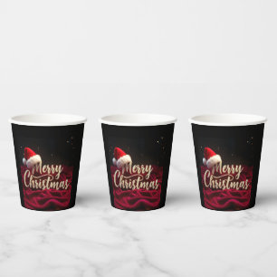 Christmas decorations paper cups
