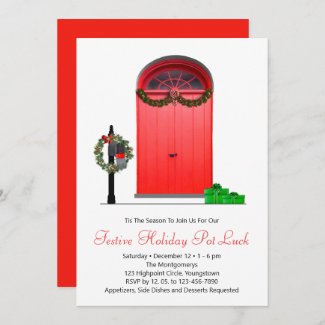 Christmas Decorations Red Doors Holiday Party