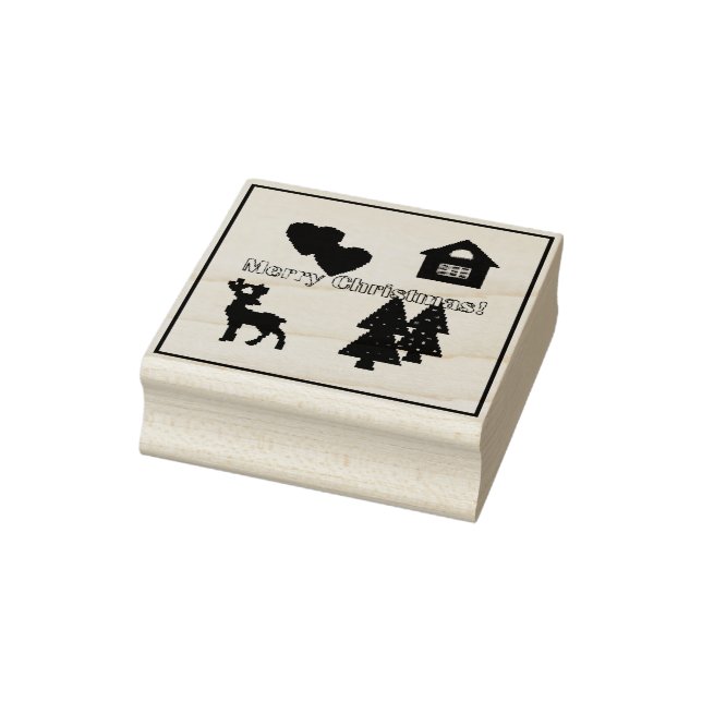Christmas decorations rubber stamp (Stamp)