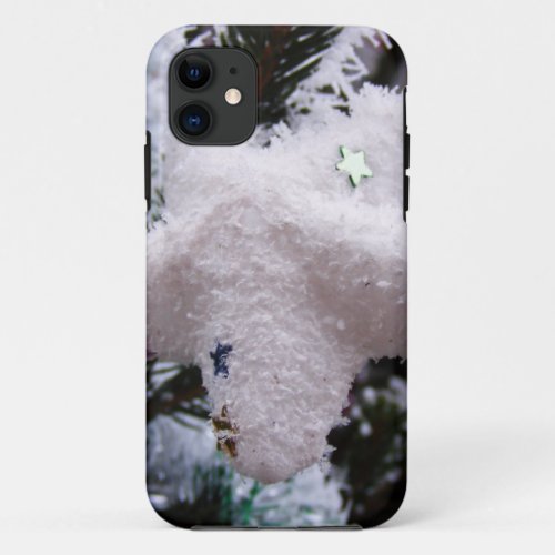 Christmas Decorations Star Frosted iPhone 11 Case