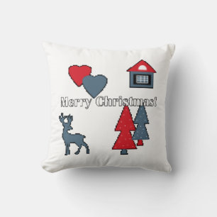 Christmas decorations throw pillow
