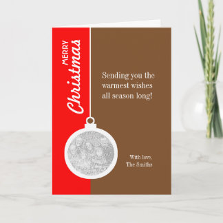 Christmas Decorative Ball Holiday Card