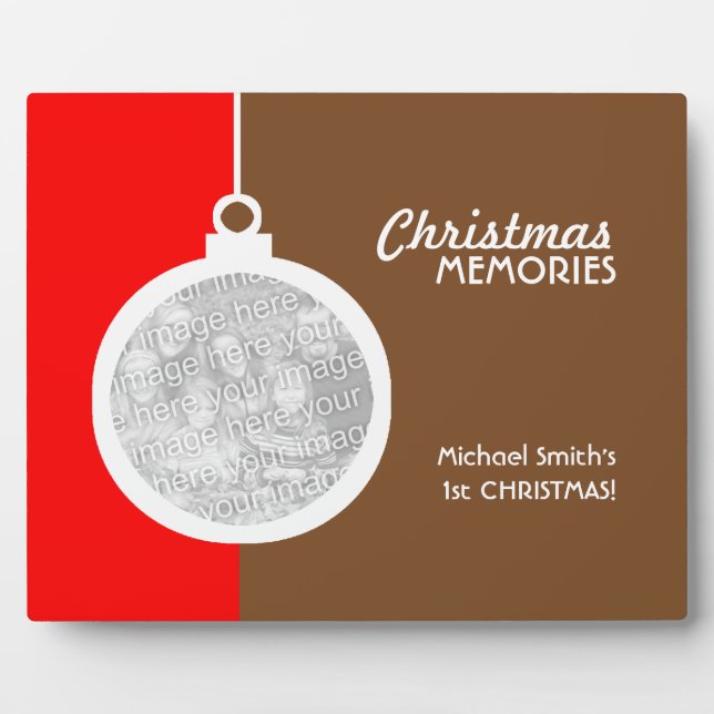 Christmas Decorative Ball Plaque (Front)