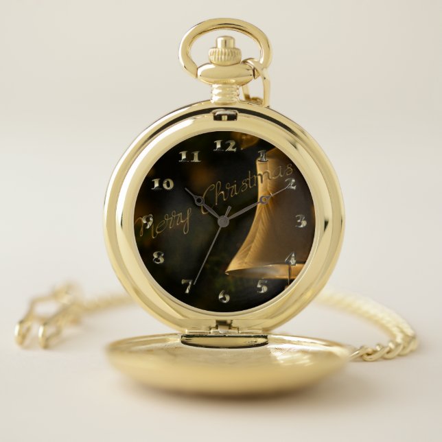 Christmas Decorative Bell Pocket Watch (Inside)