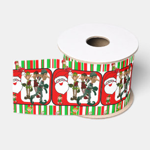 Christmas Decorative Ribbon, Elf Grosgrain Ribbon