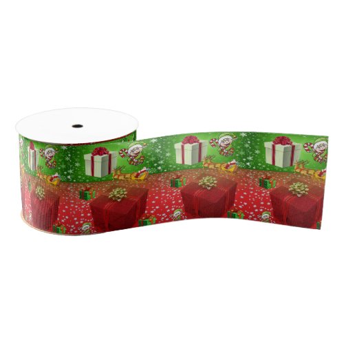 Christmas Decorative Ribbon Elf Grosgrain Ribbon