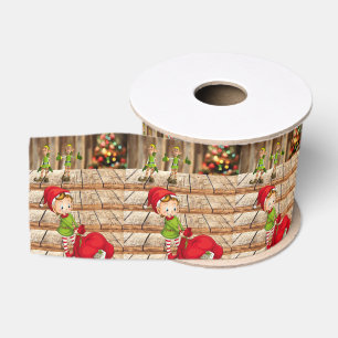 Christmas Decorative Ribbon, Elf Grosgrain Ribbon