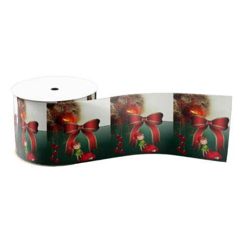 Christmas Decorative Ribbon Elf Grosgrain Ribbon