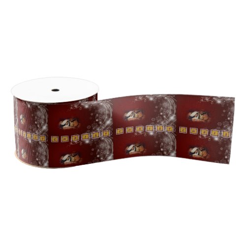 Christmas Decorative Ribbon Jesus Christ Grosgrain Ribbon