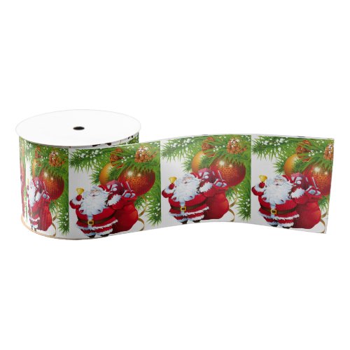 Christmas Decorative Ribbon Santa Grosgrain Ribbon