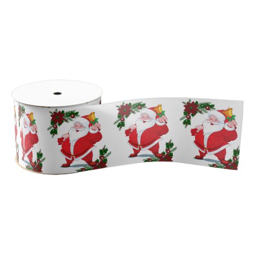 Christmas Decorative Ribbon Santa Grosgrain Ribbon