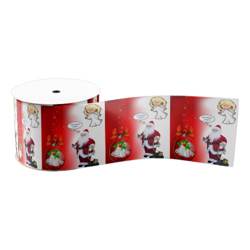 Christmas Decorative Ribbon Santa Grosgrain Ribbon