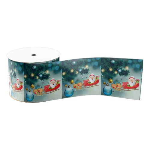 Christmas Decorative Ribbon Santa Grosgrain Ribbon