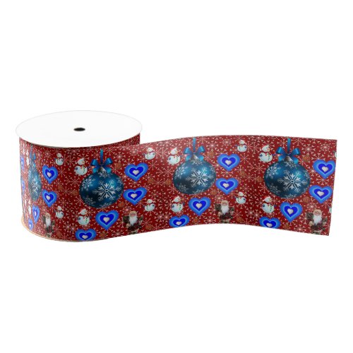 Christmas Decorative Ribbon Santa Grosgrain Ribbon