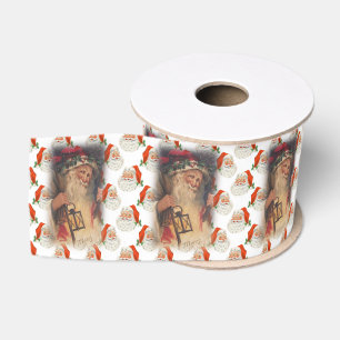 Christmas Decorative Ribbon, Santa Grosgrain Ribbon