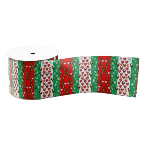 Christmas Decorative Ribbon Santa Grosgrain Ribbon