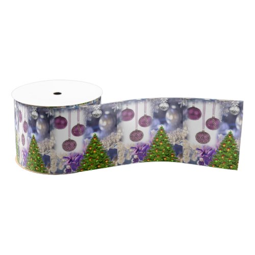 Christmas Decorative Ribbon Snowman Grosgrain Ribbon