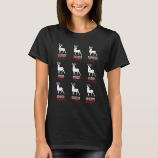 Christmas Deer Bow Hunting Santa Men Women Hunter T-Shirt