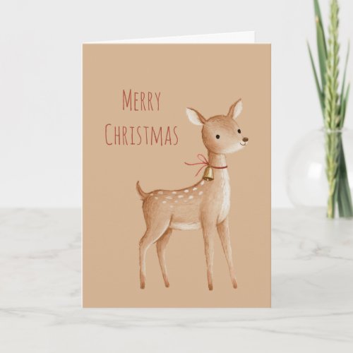 Christmas Deer Card