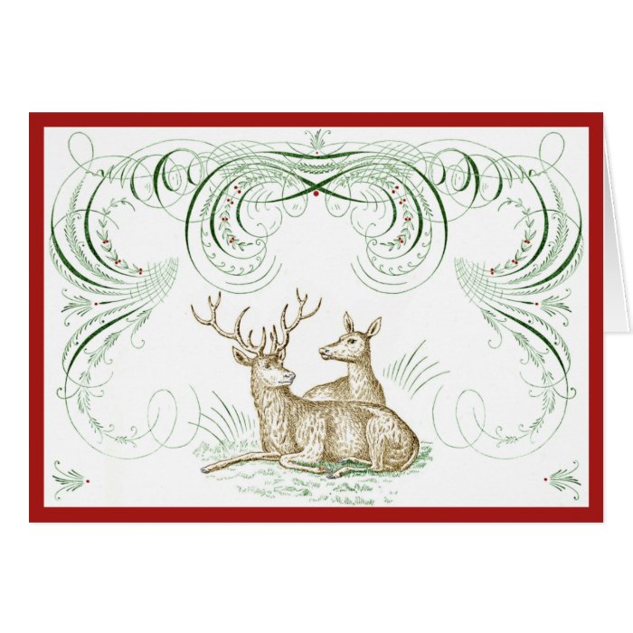 Christmas Deer Card