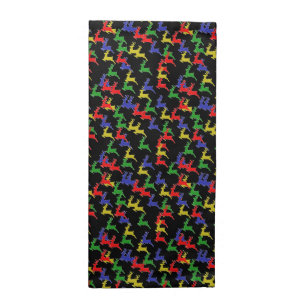 Christmas deer cloth napkin
