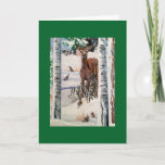 Christmas Deer &amp; Friends Holiday Card