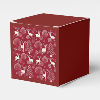 Christmas Deer Gift Favor Boxes