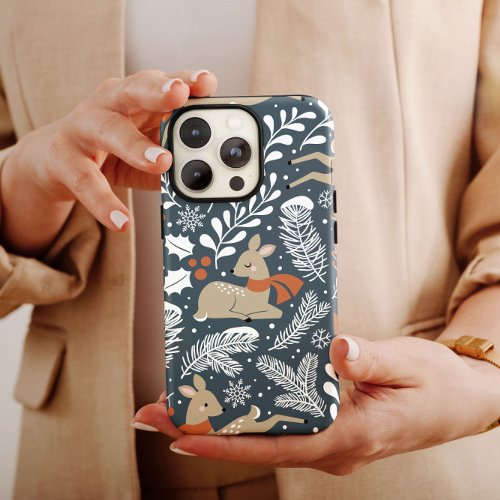 Christmas Deer Holiday iPhone Case Mate