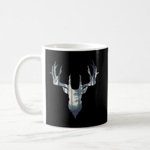 Christmas Deer Hunting Forest Gift For Hunters Coffee Mug