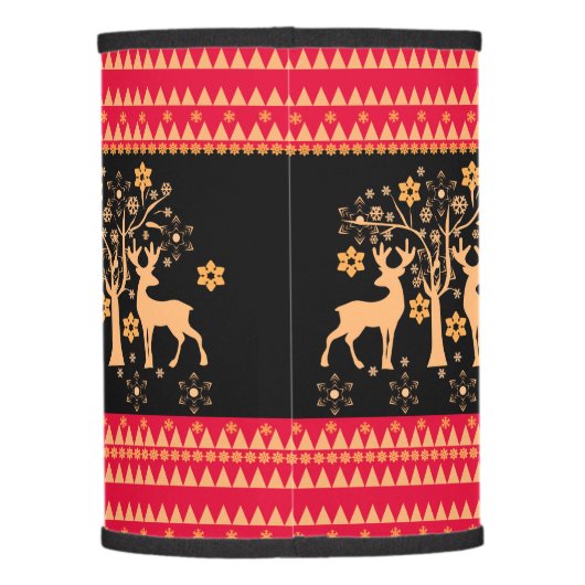 Christmas deer lamp shade (Back)
