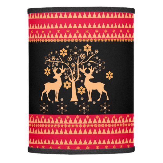 Christmas deer lamp shade (Front)
