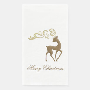 Christmas Deer Paper Guest Towels