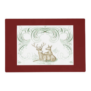 Christmas Deer Placemat