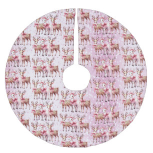 Christmas Deer Tree Skirt
