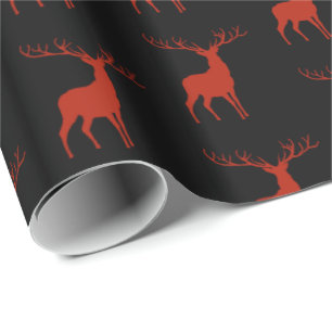 Christmas Deer Wrapping Paper