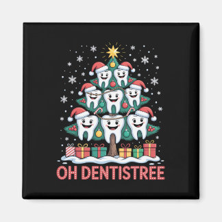 Christmas Dental Squad Oh Dentistree Magnet