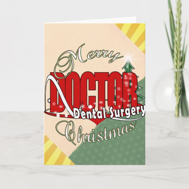 CHRISTMAS Dental Surgery Holiday Card (Front)