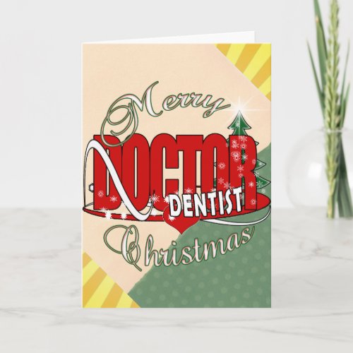 CHRISTMAS DENTIST HOLIDAY CARD